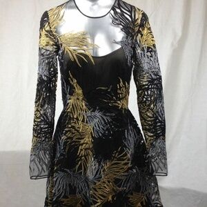 NAEEM KHAN Threadwork Embroidered Long Sle…